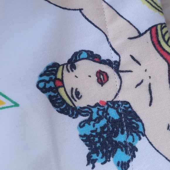 Vintage 1977 Superman The Flash & Wonder Woman Reworked Bennygonia Shorts UNISEX - Picture 6 of 10